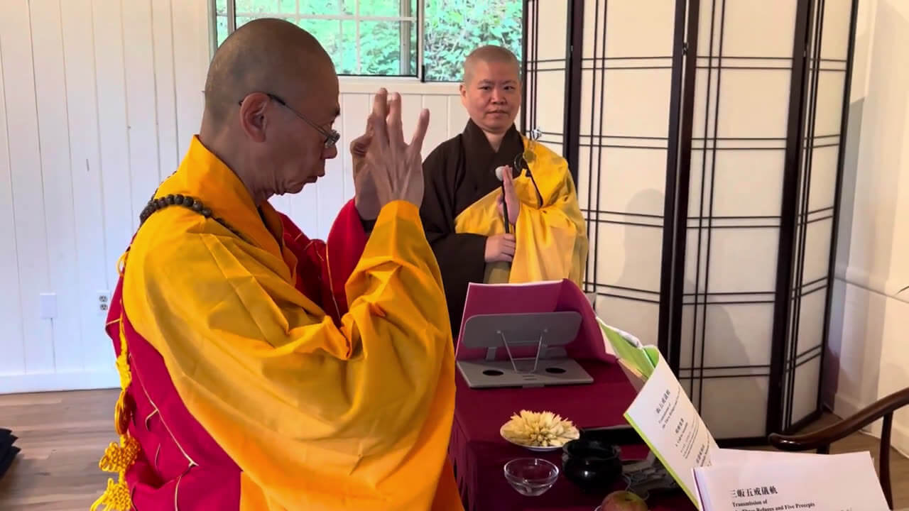 得戒和尚拈香祈福